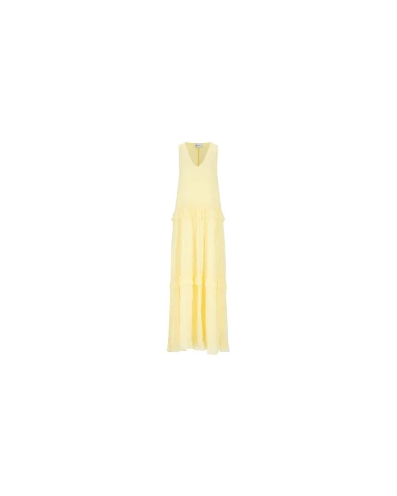 Blumarine KLEIDER - Maxi-Kleiderauf YOOX.COM Pastellgelb