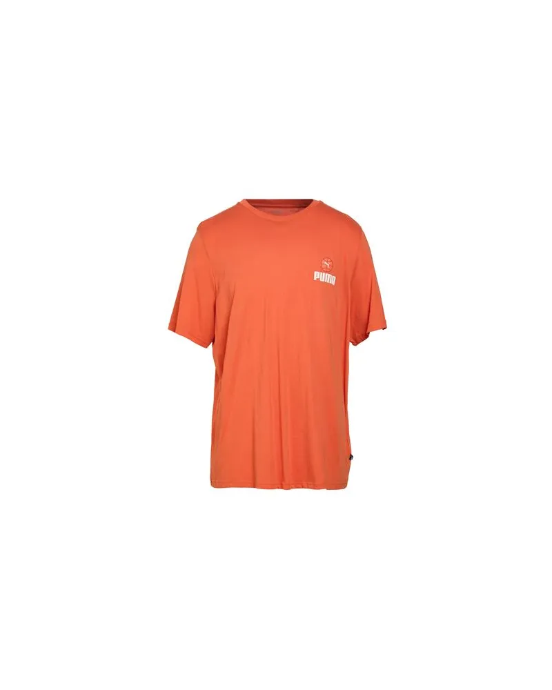 Puma TOPS - T-shirtsauf YOOX.COM Orange