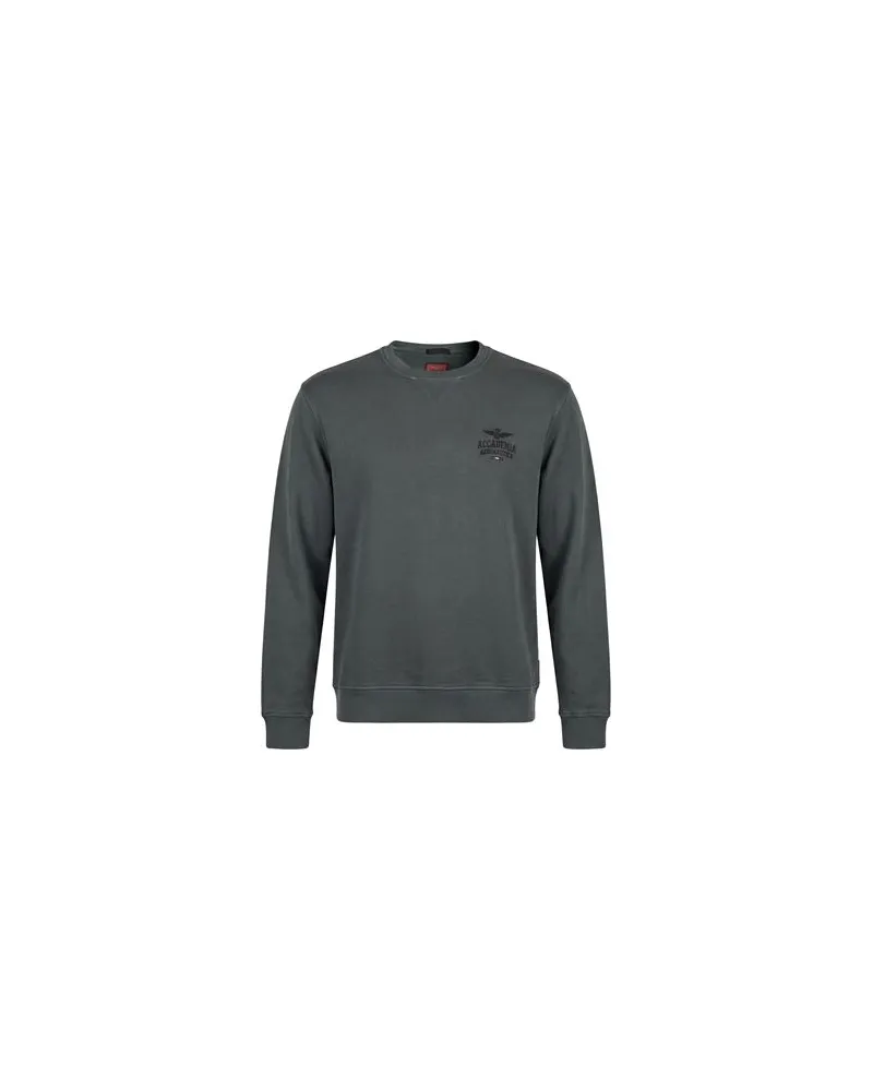 Aeronautica Militare TOPS - Sweatshirtsauf YOOX.COM Taubenblau