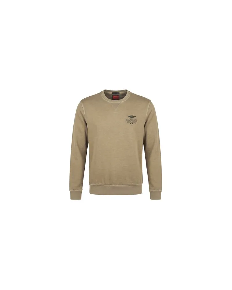Aeronautica Militare TOPS - Sweatshirtsauf YOOX.COM Salbeigrün