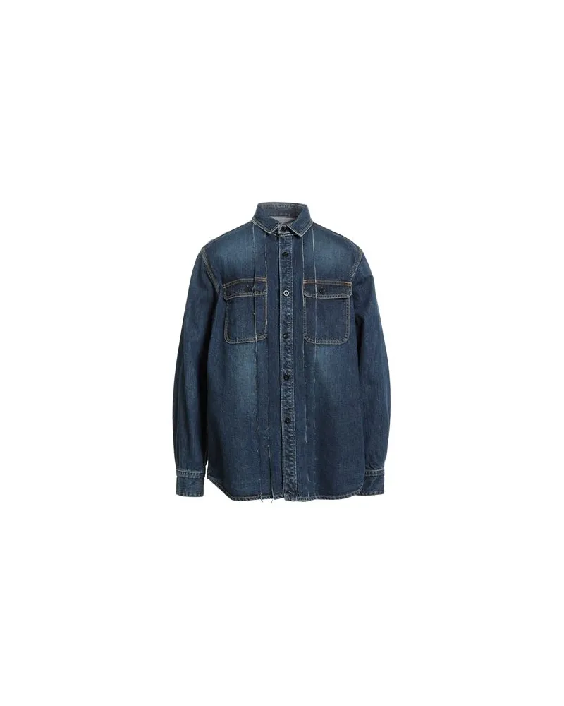 Sacai TOPS - Jeanshemdenauf YOOX.COM Blau