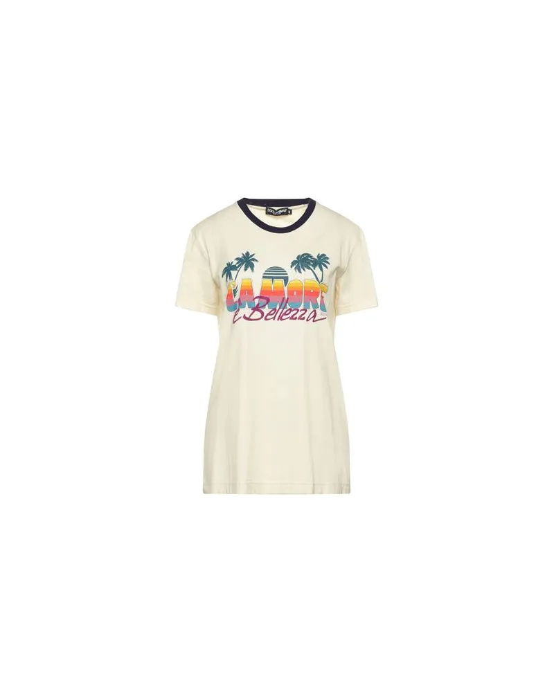 Dolce & Gabbana TOPS - T-shirtsauf YOOX.COM Pastellgelb