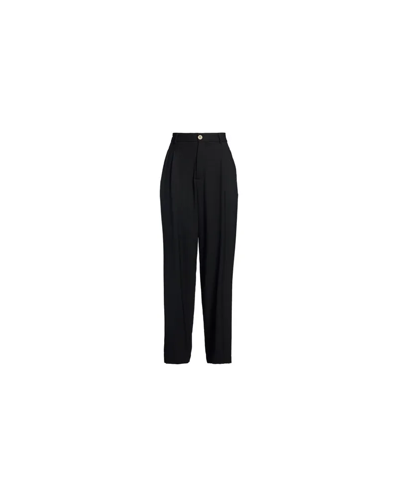 SOLOTRE HOSEN & RÖCKE - Hosenauf YOOX.COM Schwarz