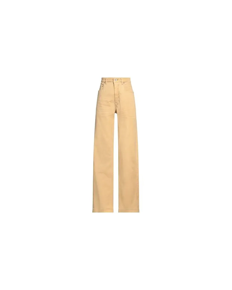 DRKSHDW by Rick Owens HOSEN & RÖCKE - Jeanshosenauf YOOX.COM Senf