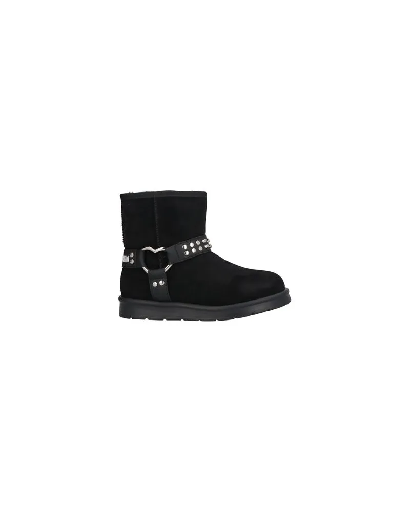 Moschino SCHUHE - Stiefelettenauf YOOX.COM Schwarz