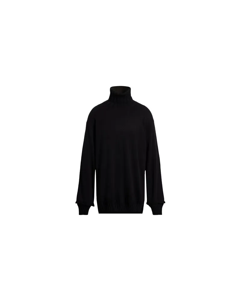 Yohji Yamamoto STRICKWAREN - Rollkragenpulloverauf YOOX.COM Schwarz