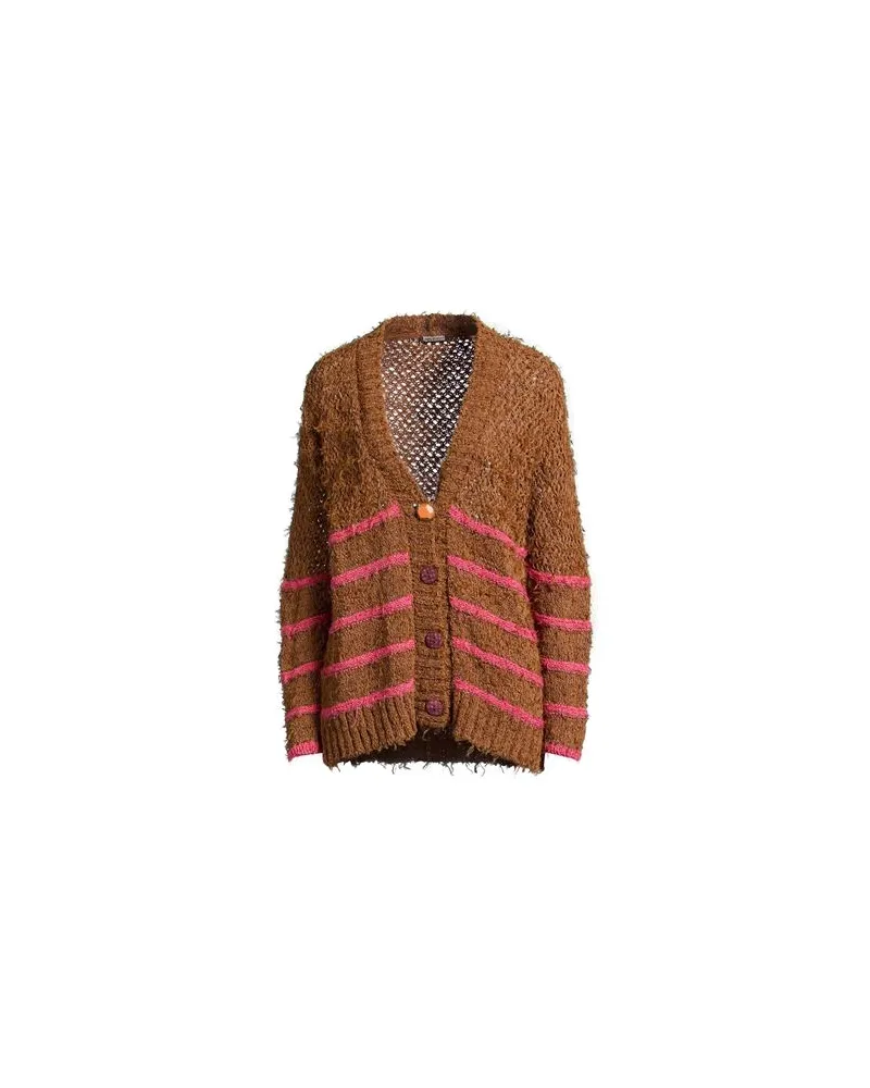 Maliparmi STRICKWAREN - Strickjackenauf YOOX.COM Braun