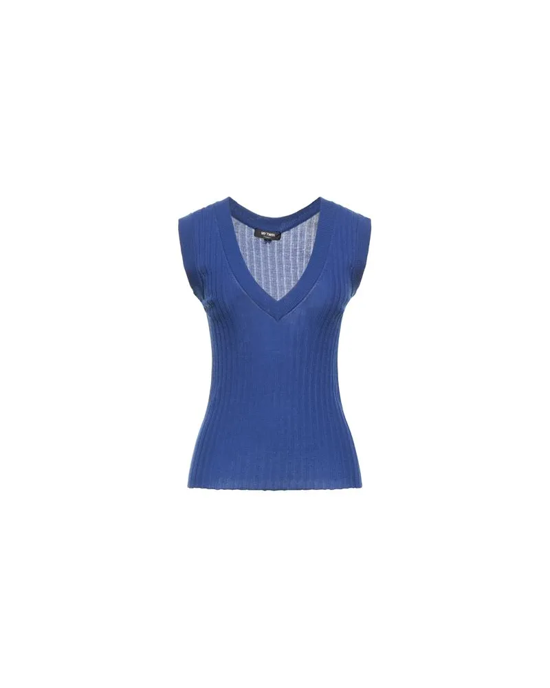 My Twin Twinset STRICKWAREN - Pulloverauf YOOX.COM Blau