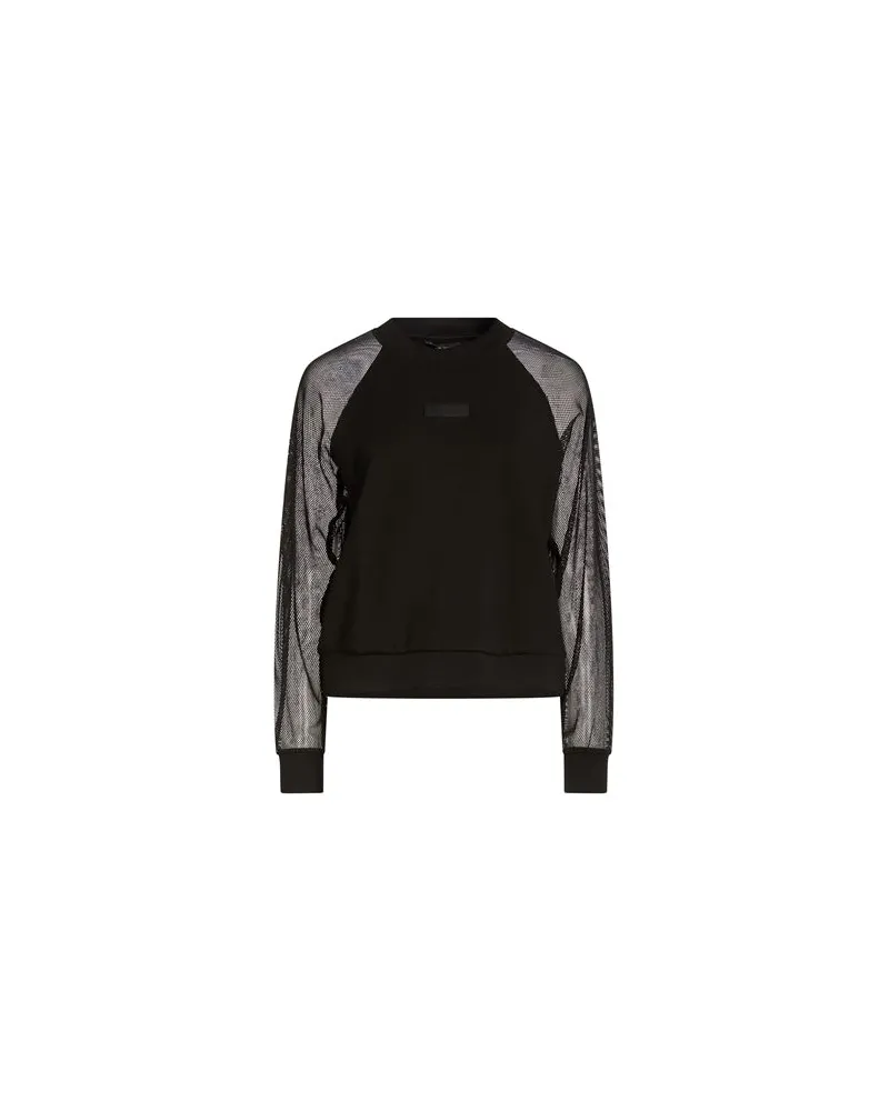 Armani Exchange TOPS - Sweatshirtsauf YOOX.COM Schwarz