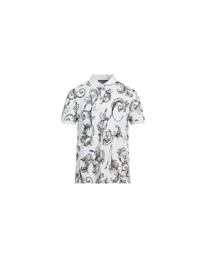 Versace Jeans TOPS - Poloshirtsauf YOOX.COM Weiß