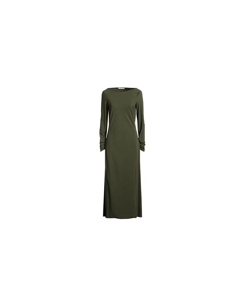 Maliparmi KLEIDER - Maxi-Kleiderauf YOOX.COM Militärgrün