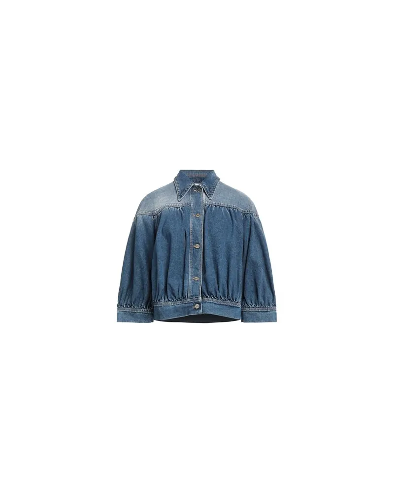 Soallure JACKEN & MÄNTEL - Jeansjacken/Mäntelauf YOOX.COM Blau
