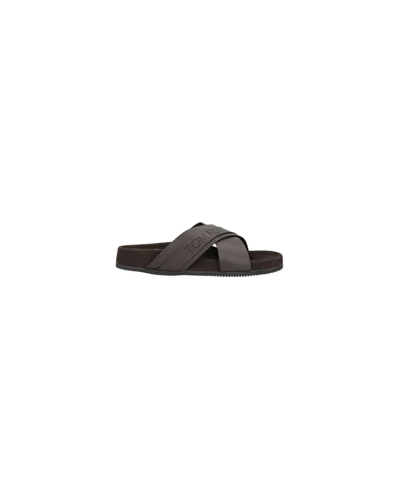 Tom Ford SCHUHE - Sandalenauf YOOX.COM Dunkelbraun