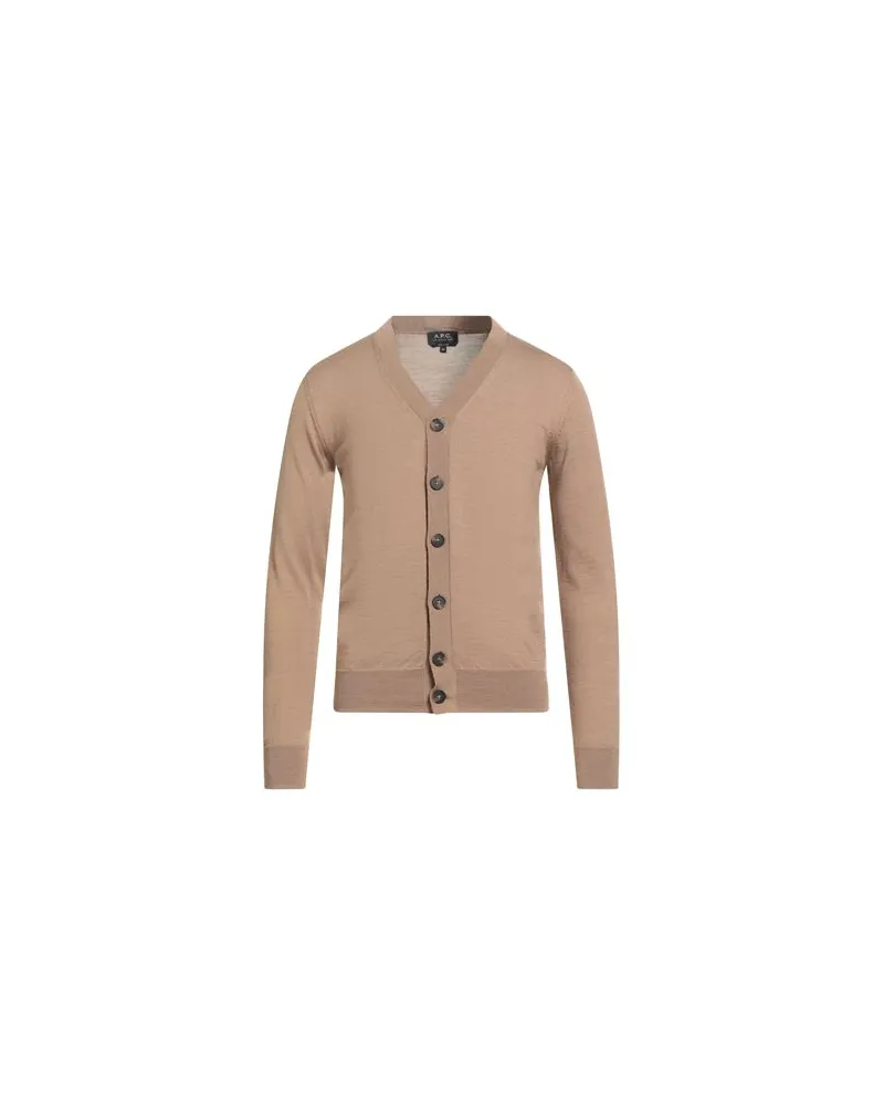 A.P.C. STRICKWAREN - Strickjackenauf YOOX.COM Sand