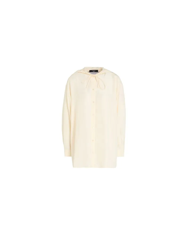 Max Mara TOPS - Hemdenauf YOOX.COM Cremeweiß