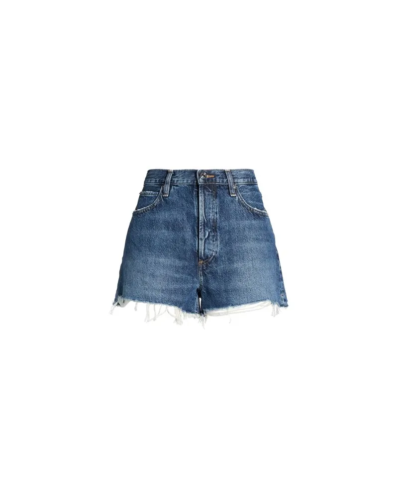 Frame Denim THE DARE SHORT - HOSEN & RÖCKE - Jeansshortsauf YOOX.COM Blau