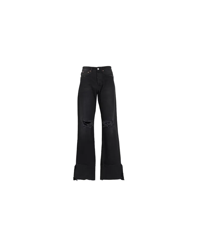 VETEMENTS HOSEN & RÖCKE - Jeanshosenauf YOOX.COM Schwarz