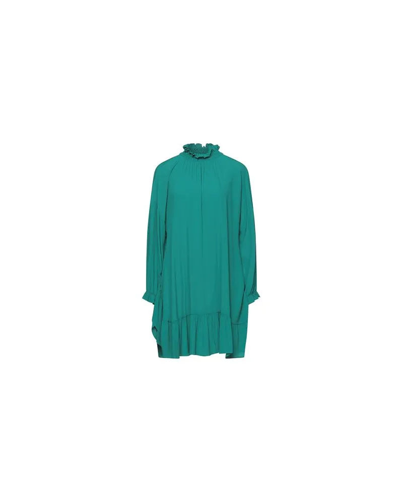 Semicouture KLEIDER - Mini-Kleiderauf YOOX.COM Smaragdgrün