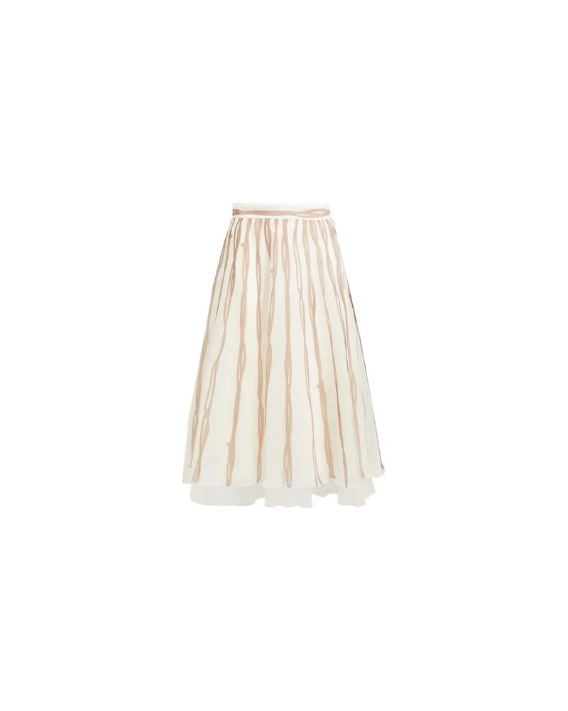 Elisabetta Franchi HOSEN & RÖCKE - Midi-Röckeauf YOOX.COM Elfenbein