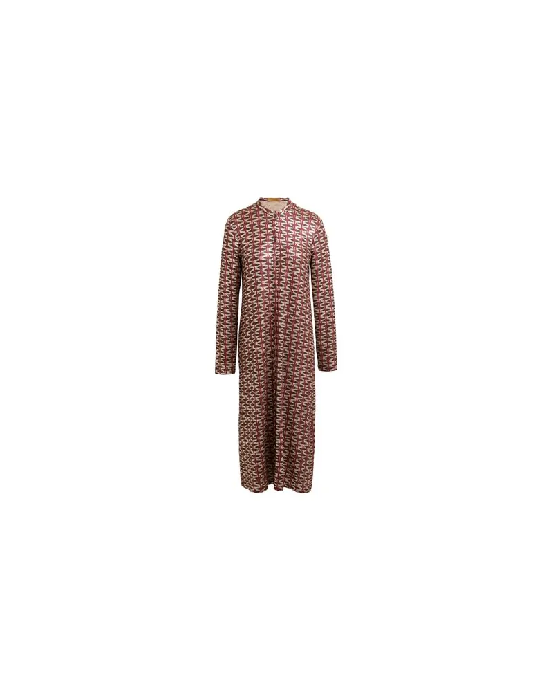 SIYU KLEIDER - Midi-Kleiderauf YOOX.COM Ziegelrot