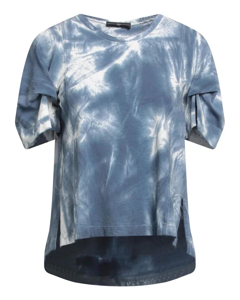 HIGH T-shirts Taubenblau