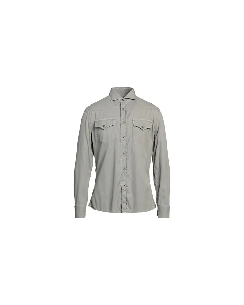 Brunello Cucinelli TOPS - Hemdenauf YOOX.COM Militärgrün