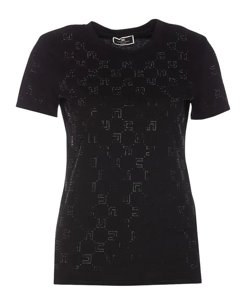 Elisabetta Franchi T-shirts Schwarz