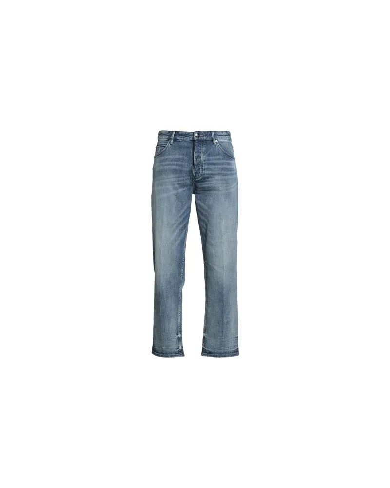 Emporio Armani LAB - HOSEN & RÖCKE - Jeanshosenauf YOOX.COM Blau