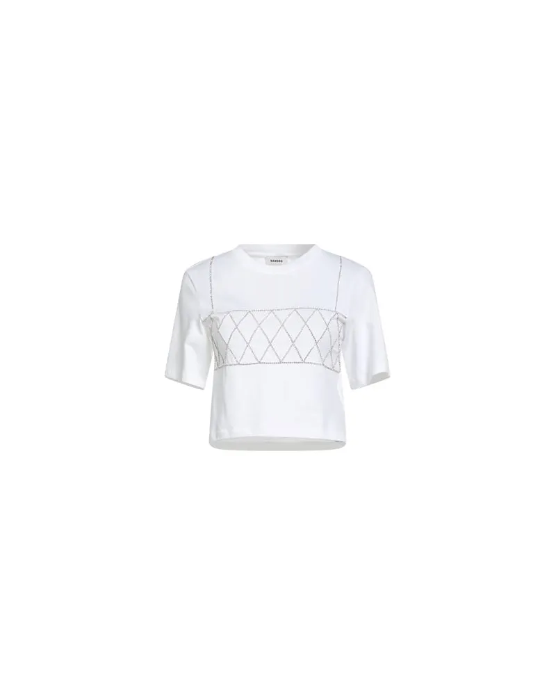Sandro TOPS - T-shirtsauf YOOX.COM Weiß
