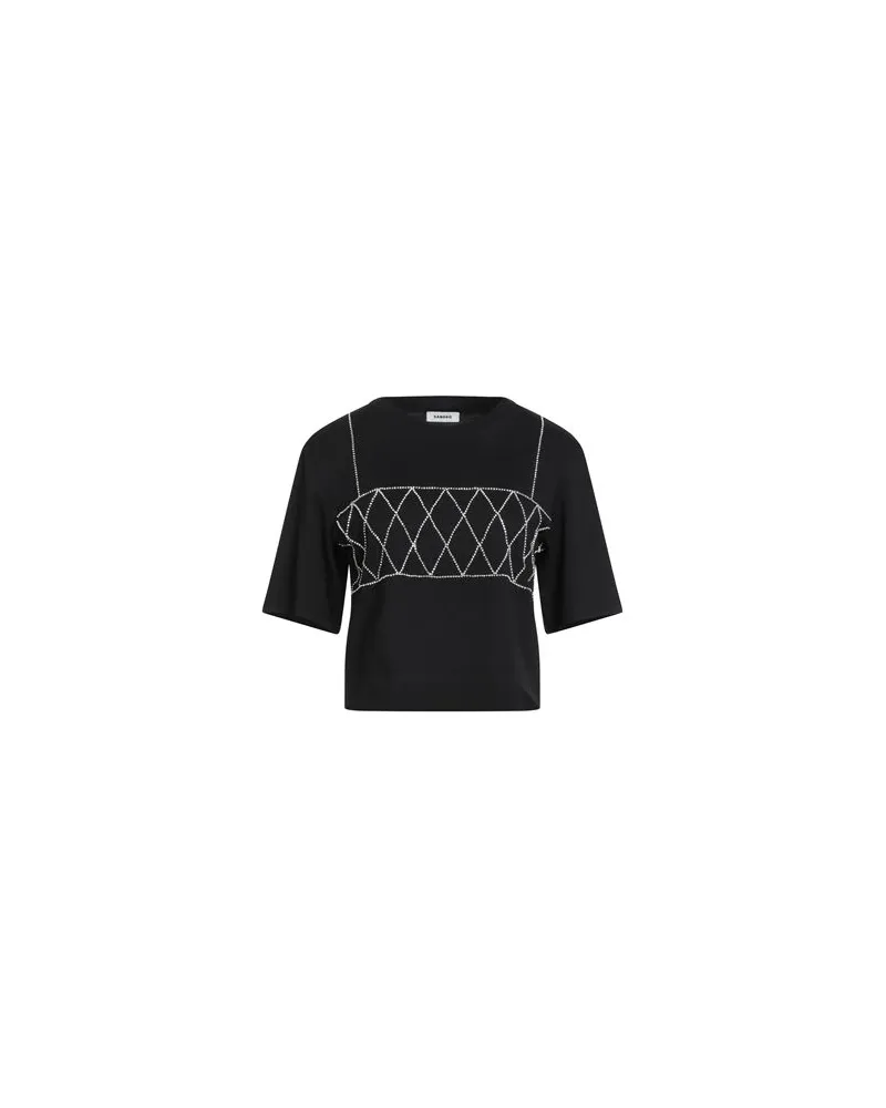 Sandro TOPS - T-shirtsauf YOOX.COM Schwarz