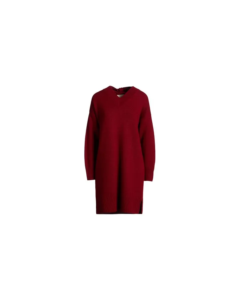 N.O.W. Andrea Rosati Cashmere KLEIDER - Mini-Kleiderauf YOOX.COM Ziegelrot