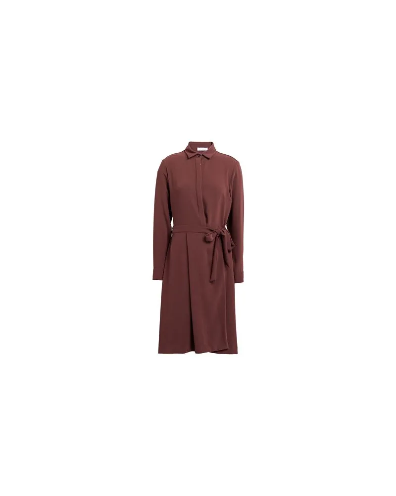 ROSSO35 KLEIDER - Midi-Kleiderauf YOOX.COM Braun