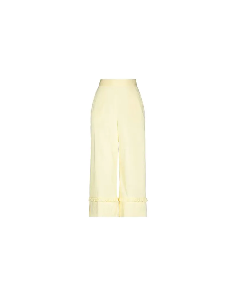 Semicouture HOSEN & RÖCKE - Hosenauf YOOX.COM Pastellgelb