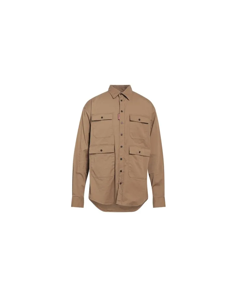 Dsquared2 TOPS - Hemdenauf YOOX.COM Sand