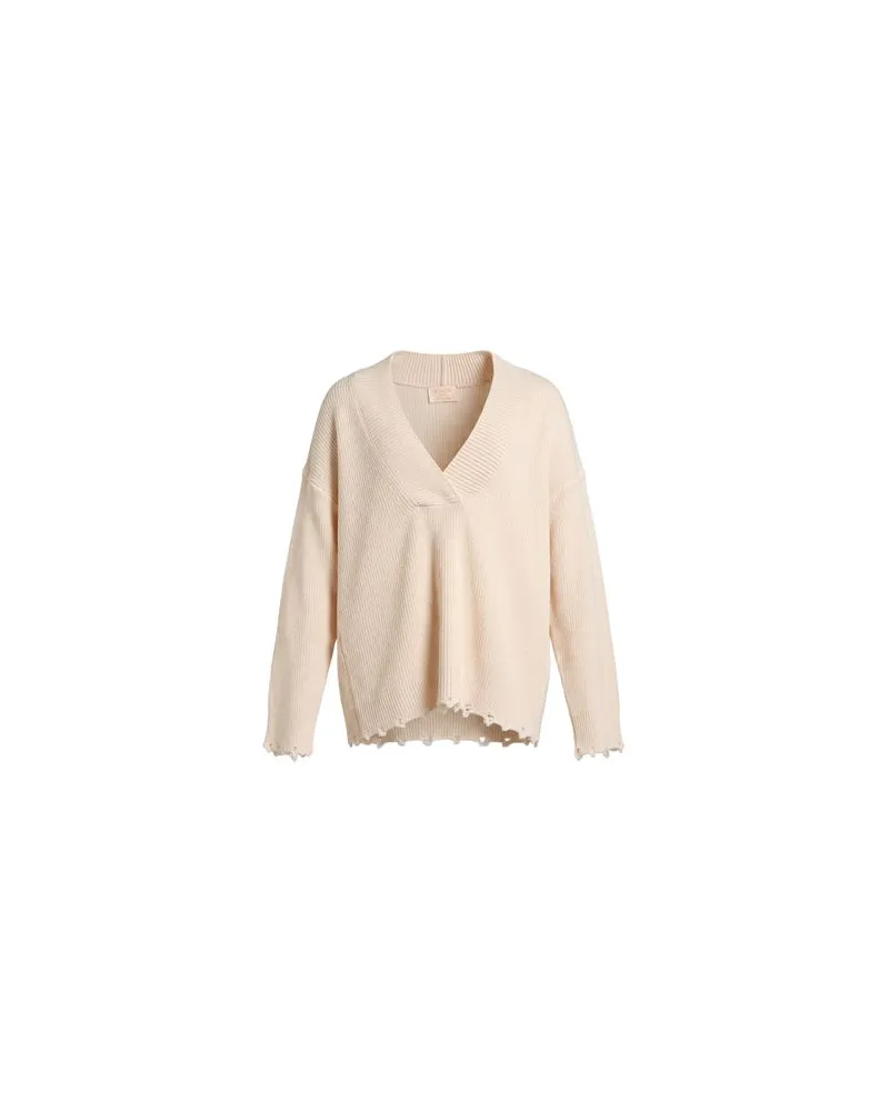 Kaos STRICKWAREN - Pulloverauf YOOX.COM Cremeweiß
