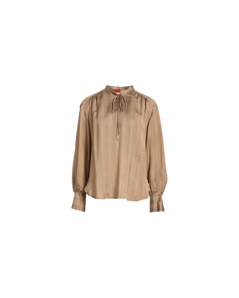 MAX&Co. TOPS - Hemdenauf YOOX.COM Hellbraun