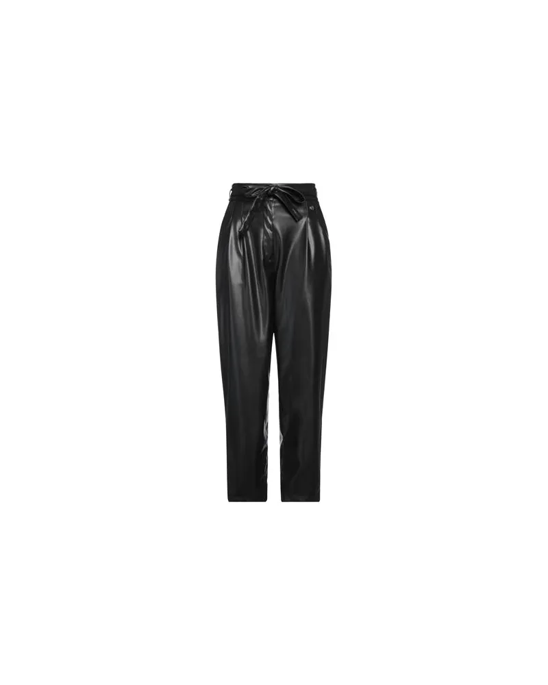 My Twin Twinset HOSEN & RÖCKE - Hosenauf YOOX.COM Schwarz