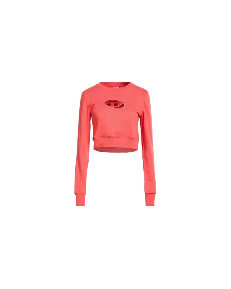 Diesel F-SLIMMY-OD  - TOPS - Sweatshirtsauf YOOX.COM Tomatenrot