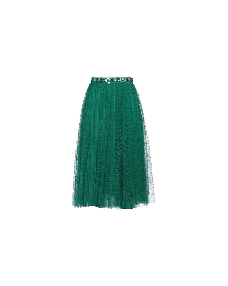 Elisabetta Franchi HOSEN & RÖCKE - Midi-Röckeauf YOOX.COM Smaragdgrün