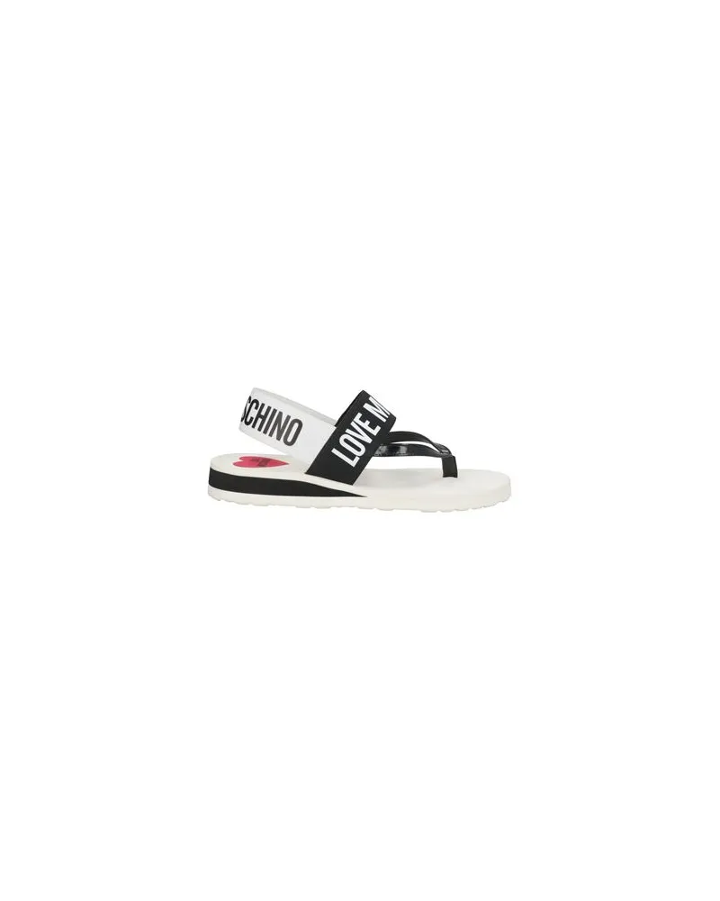 Moschino SCHUHE - Zehentrennerauf YOOX.COM Weiß