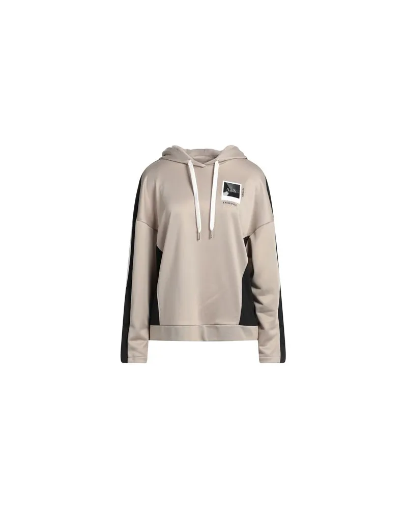 Armani Exchange TOPS - Sweatshirtsauf YOOX.COM Beige