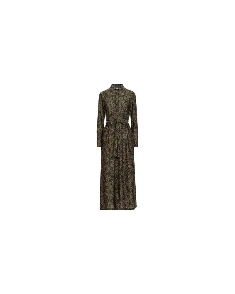 Caliban KLEIDER - Midi-Kleiderauf YOOX.COM Militärgrün