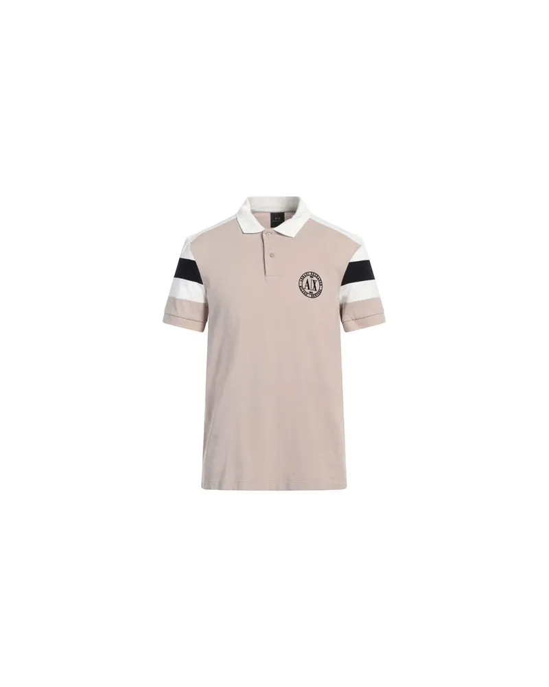 Armani Exchange TOPS - Poloshirtsauf YOOX.COM Beige