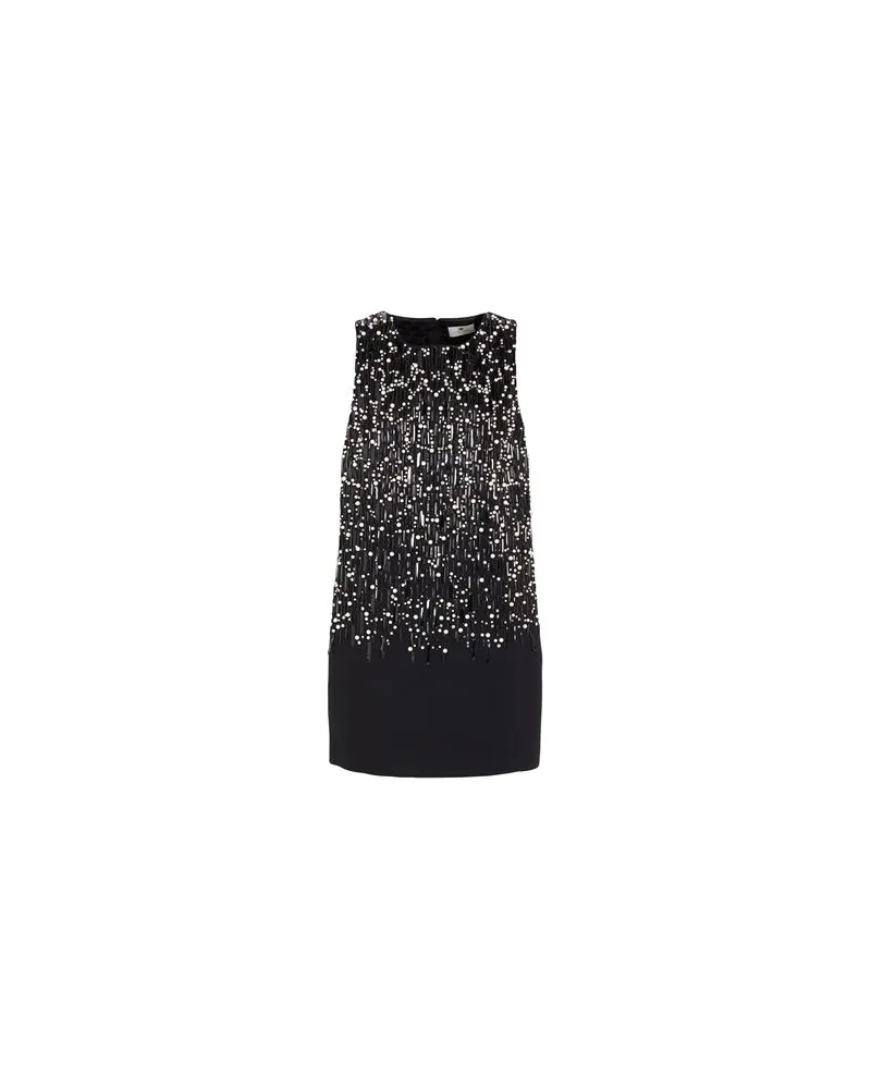 Elisabetta Franchi KLEIDER - Mini-Kleiderauf YOOX.COM Schwarz