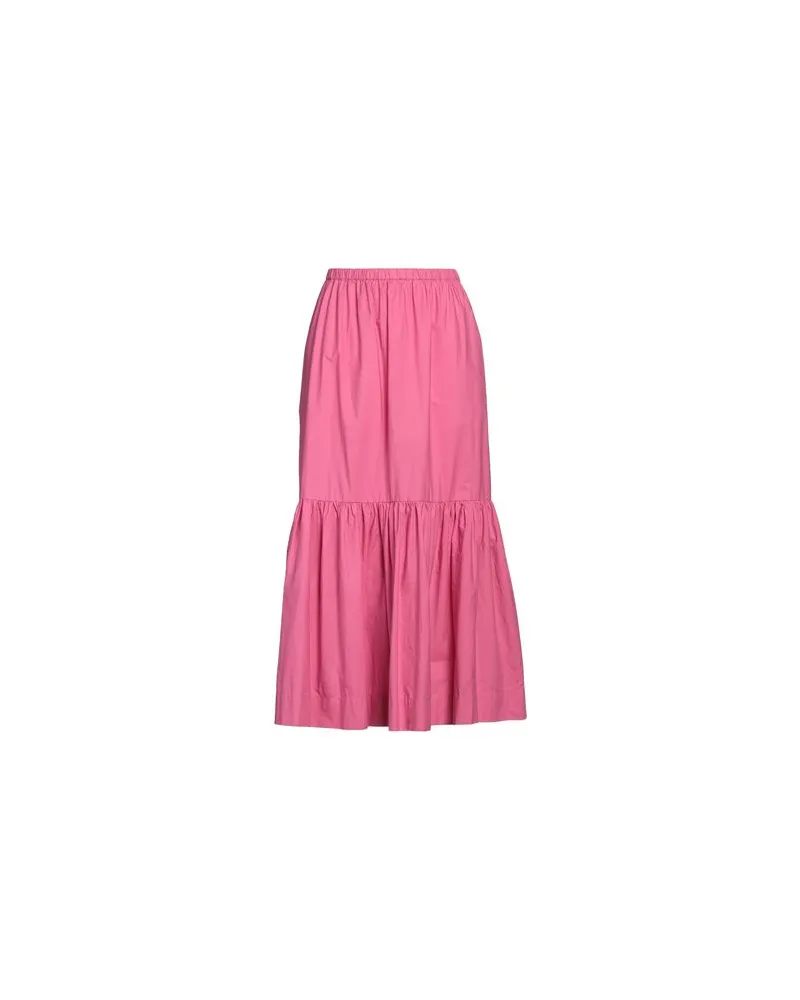 Ganni HOSEN & RÖCKE - Midi-Röckeauf YOOX.COM Magenta