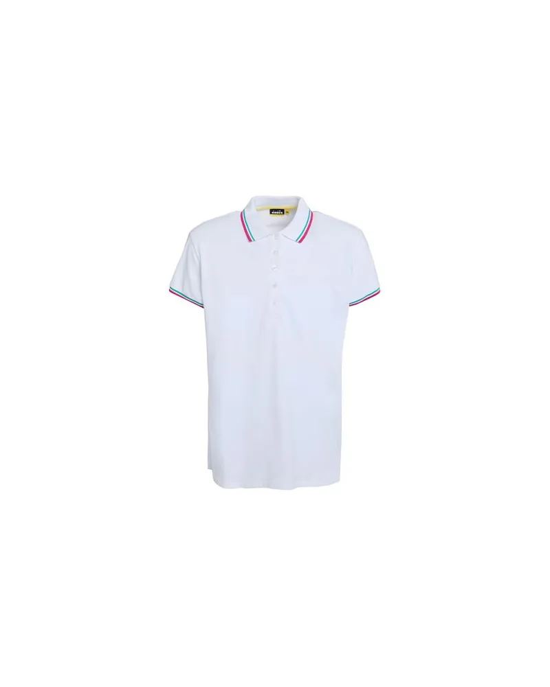 Diadora TOPS - Poloshirtsauf YOOX.COM Weiß