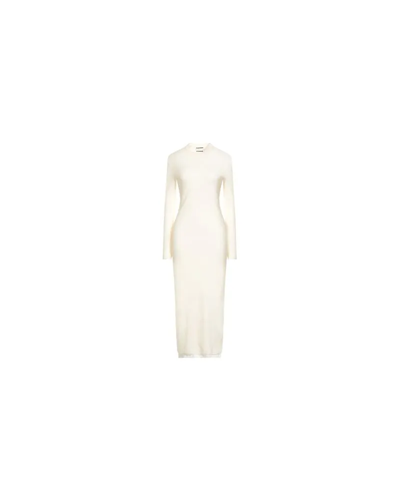 Jil Sander KLEIDER - Maxi-Kleiderauf YOOX.COM Cremeweiß
