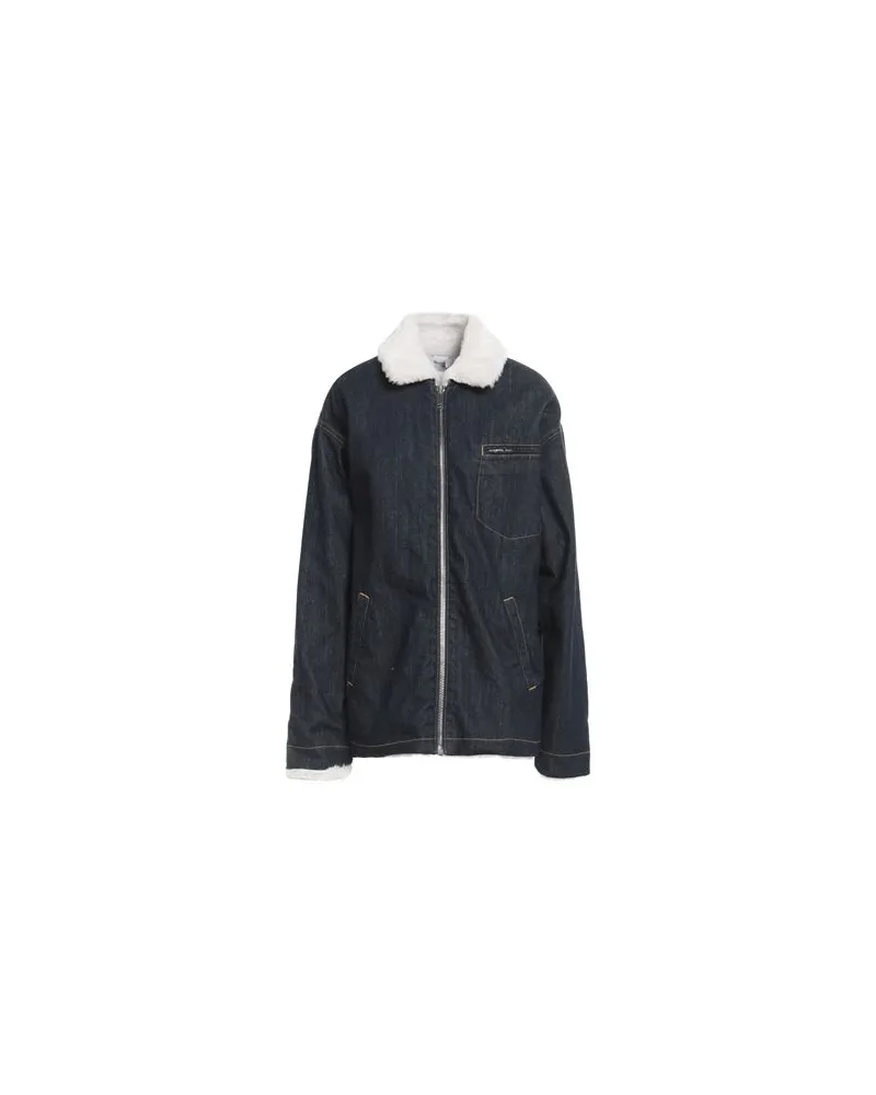 HALFBOY JACKEN & MÄNTEL - Jeansjacken/Mäntelauf YOOX.COM Blau