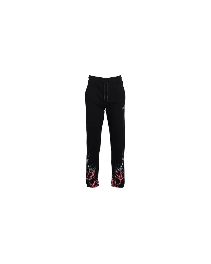 Phobia Archive PANTS WITH RED AND GREY LIGHTNING  - HOSEN & RÖCKE - Hosenauf YOOX.COM Schwarz