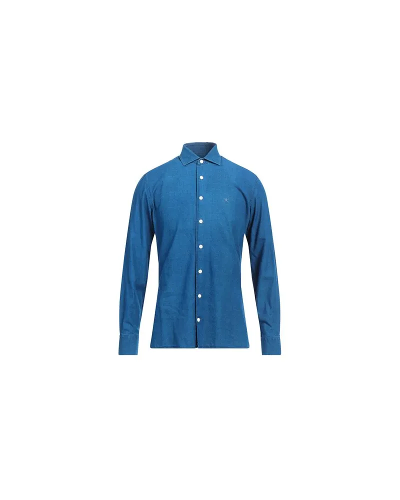 Hackett TOPS - Jeanshemdenauf YOOX.COM Blau